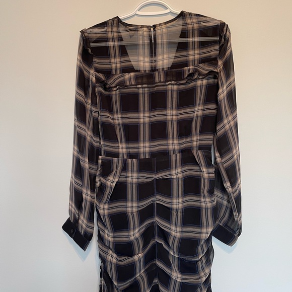Mini Plaid Dress - Picture 3 of 5